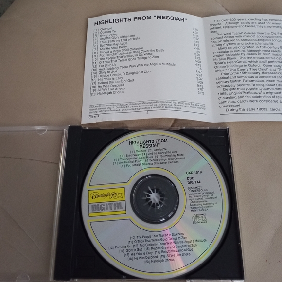 Handel Messiah CD - Picture 2 of 2